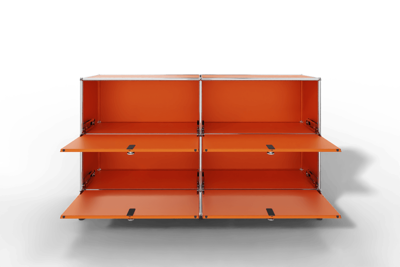 USM Haller Sideboard, mit 4 Klapptüren und Sockel von Paul Schärer & Fritz Haller Produktbild