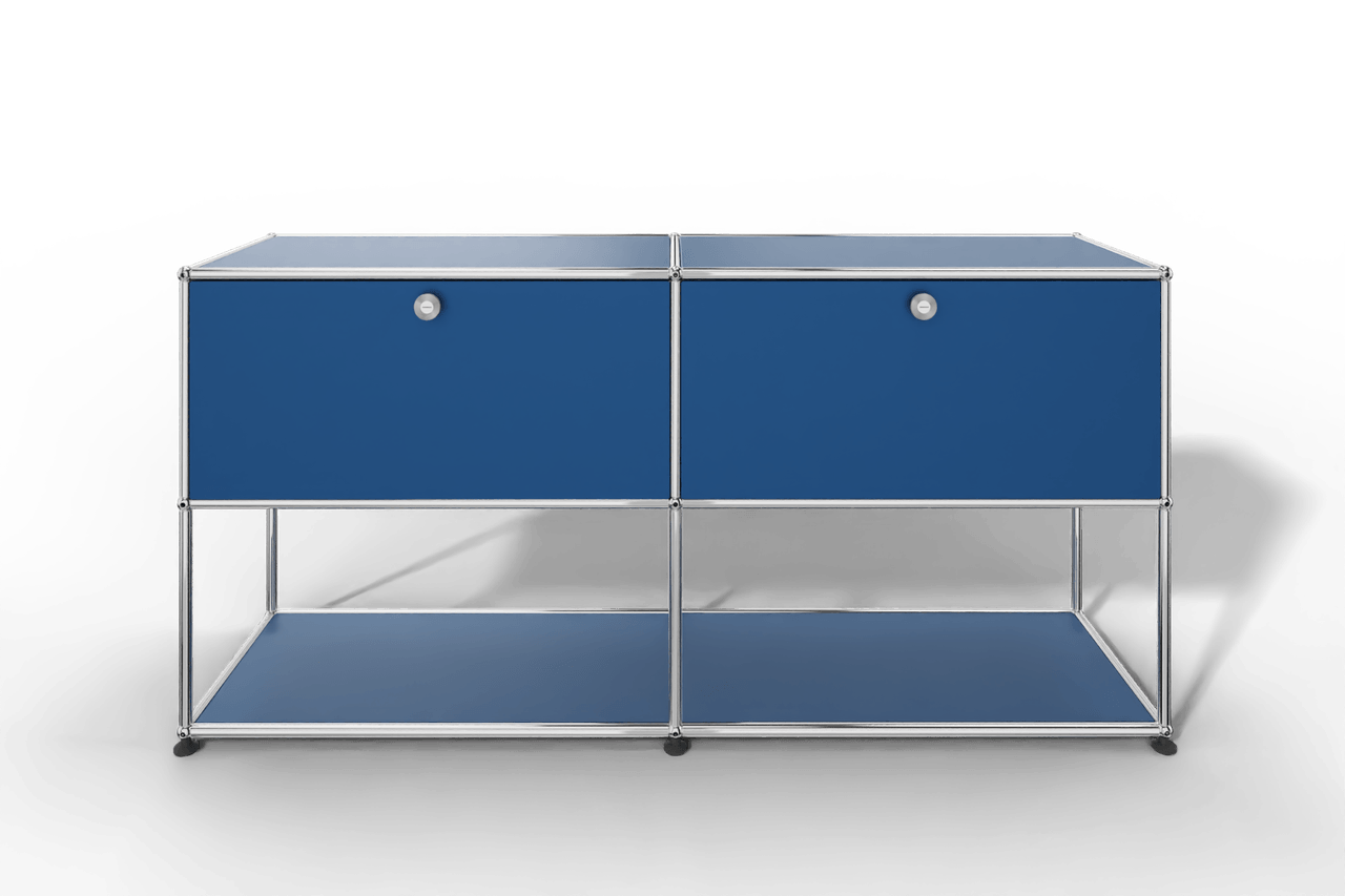 USM Haller Sideboard, 2 Klapptüren, untere Ebene offen Produktbild