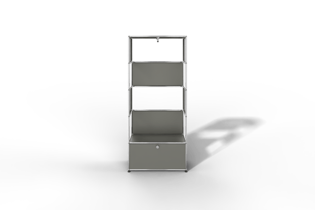 USM Haller Garderobe, 750 mm breit, mit Klapptüre