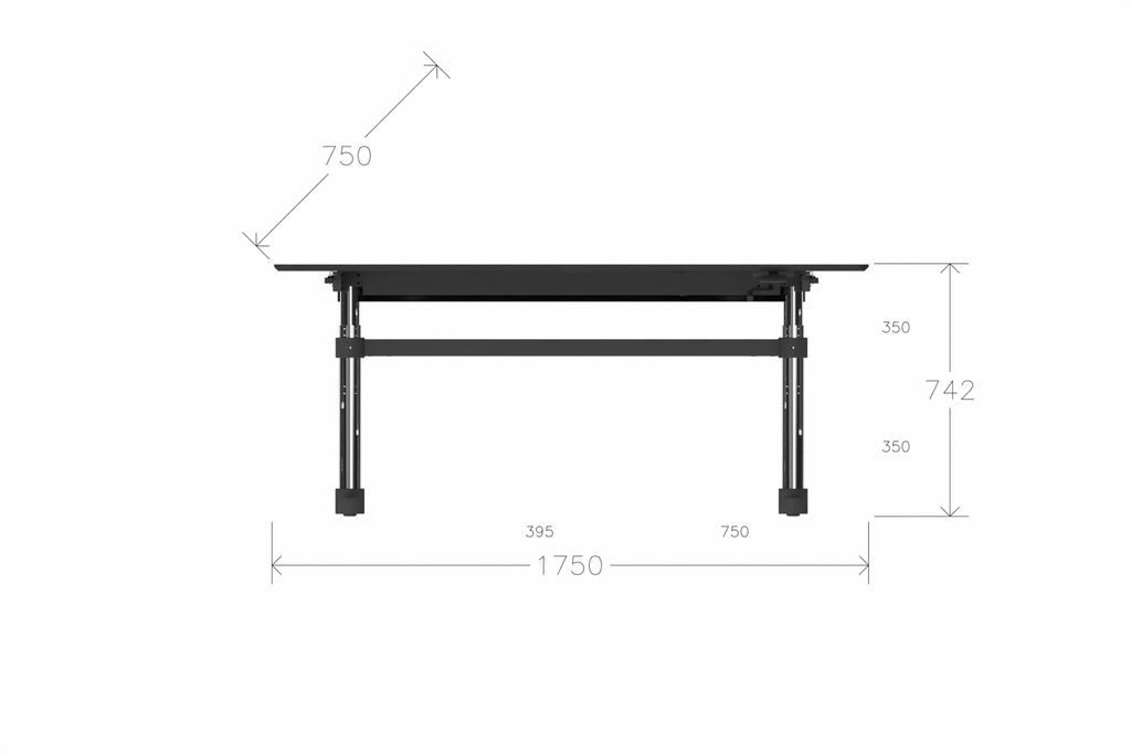 USM Haller Kitos M Plus, Kunstharz aus 4 Farben wählbar, mechanisch höhenverstellbar Produktbild