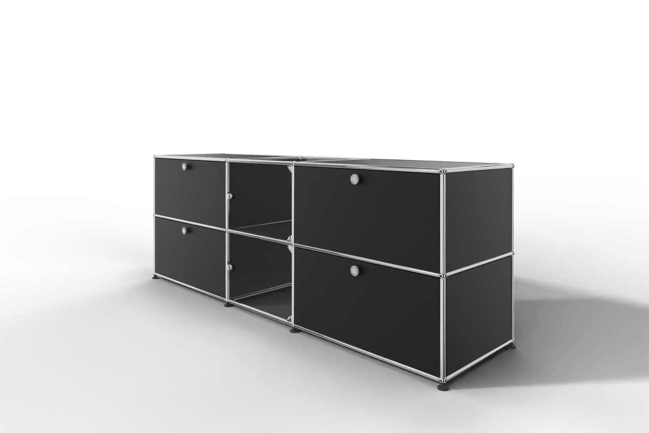 USM Haller Sideboard mit Vitrinen-Element Produktbild