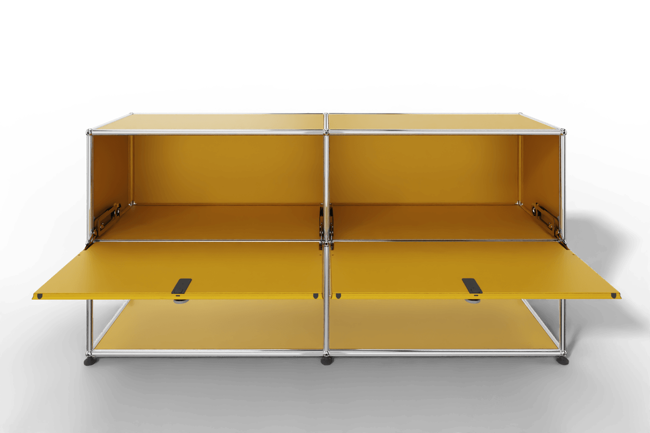 USM Haller Sideboard, 2 Klapptüren, untere Ebene offen Produktbild