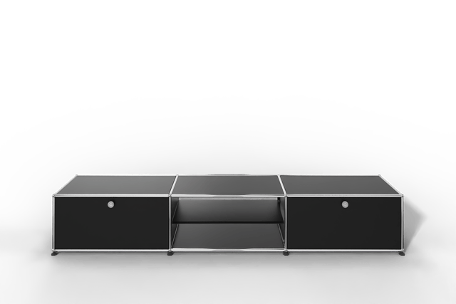 USM Haller TV-Lowboard mit offenem Mittelteil