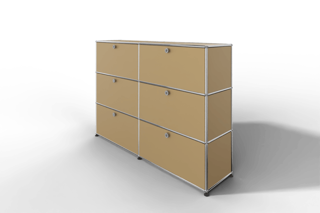 USM Haller Highboard, mit 6 Klapptüren, von Paul Schärer & Fritz Haller Produktbild