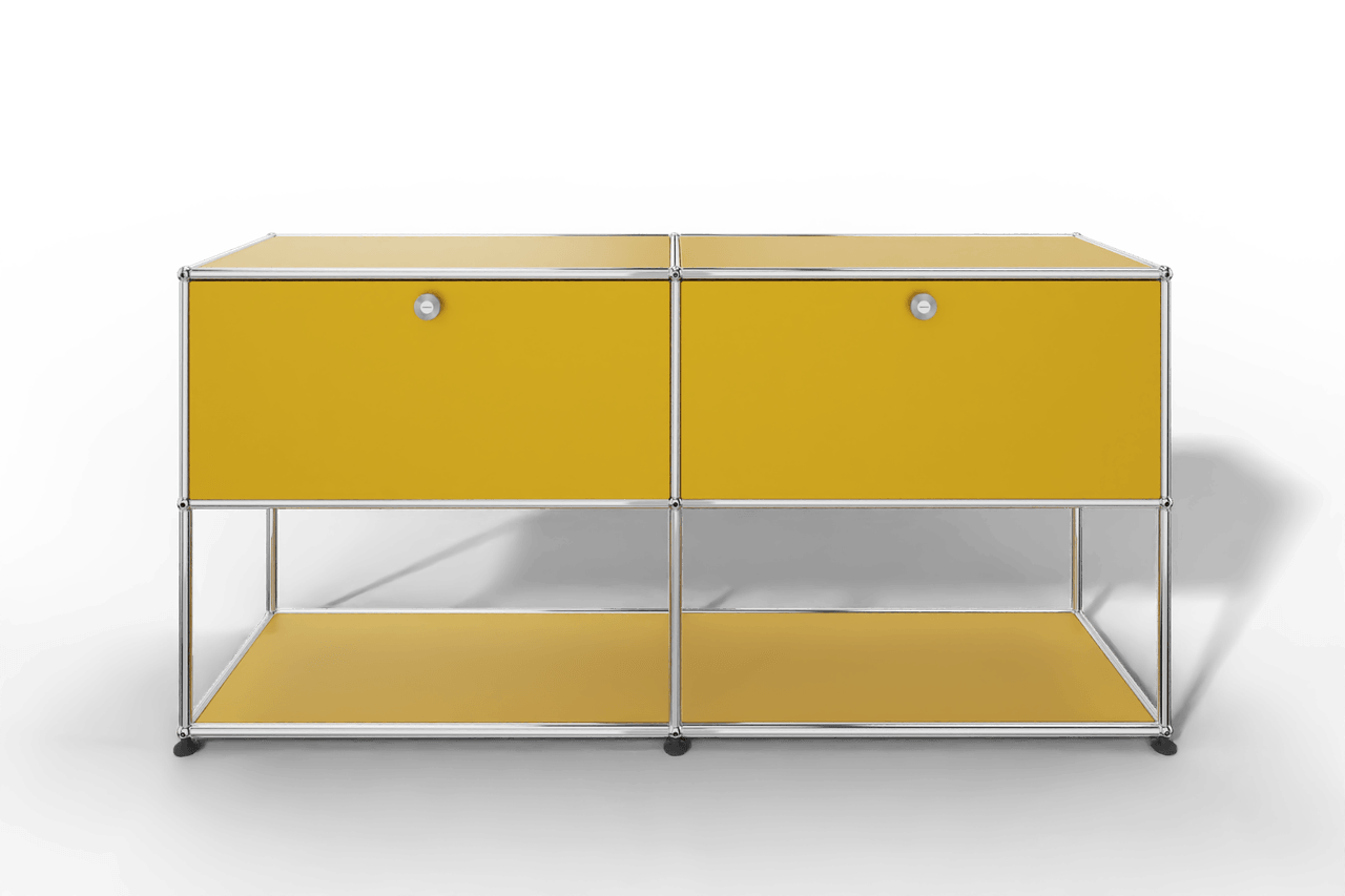 USM Haller Sideboard, 2 Klapptüren, untere Ebene offen Produktbild