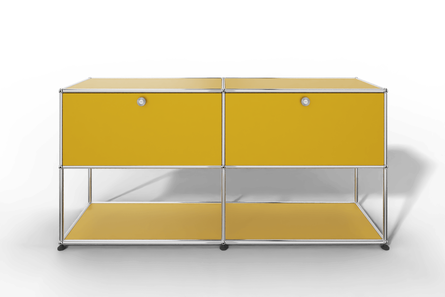 USM Haller Sideboard, 2 Klapptüren, untere Ebene offen Produktbild