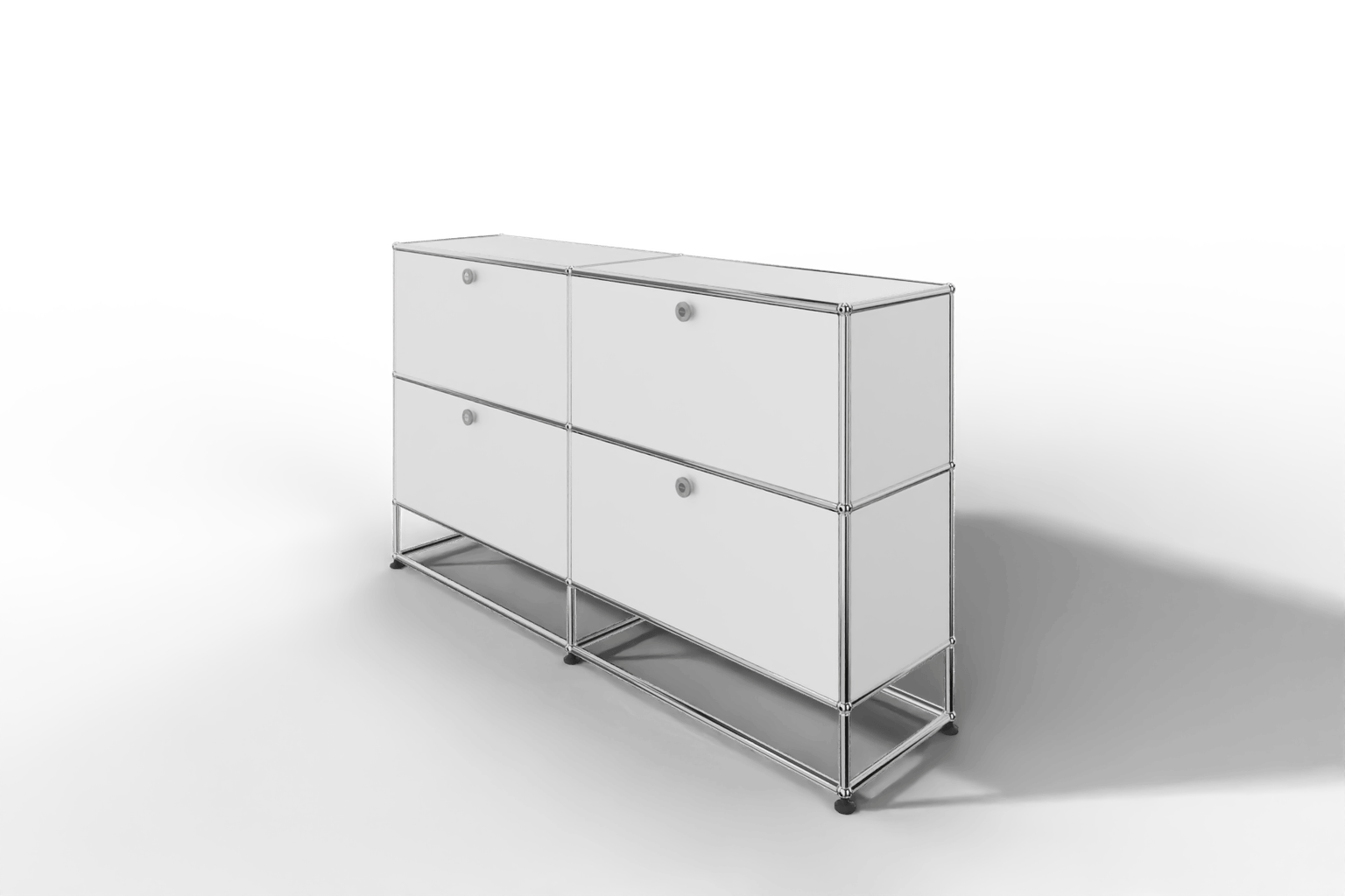 USM Haller Sideboard, mit 4 Klapptüren und Sockel von Paul Schärer & Fritz Haller Produktbild