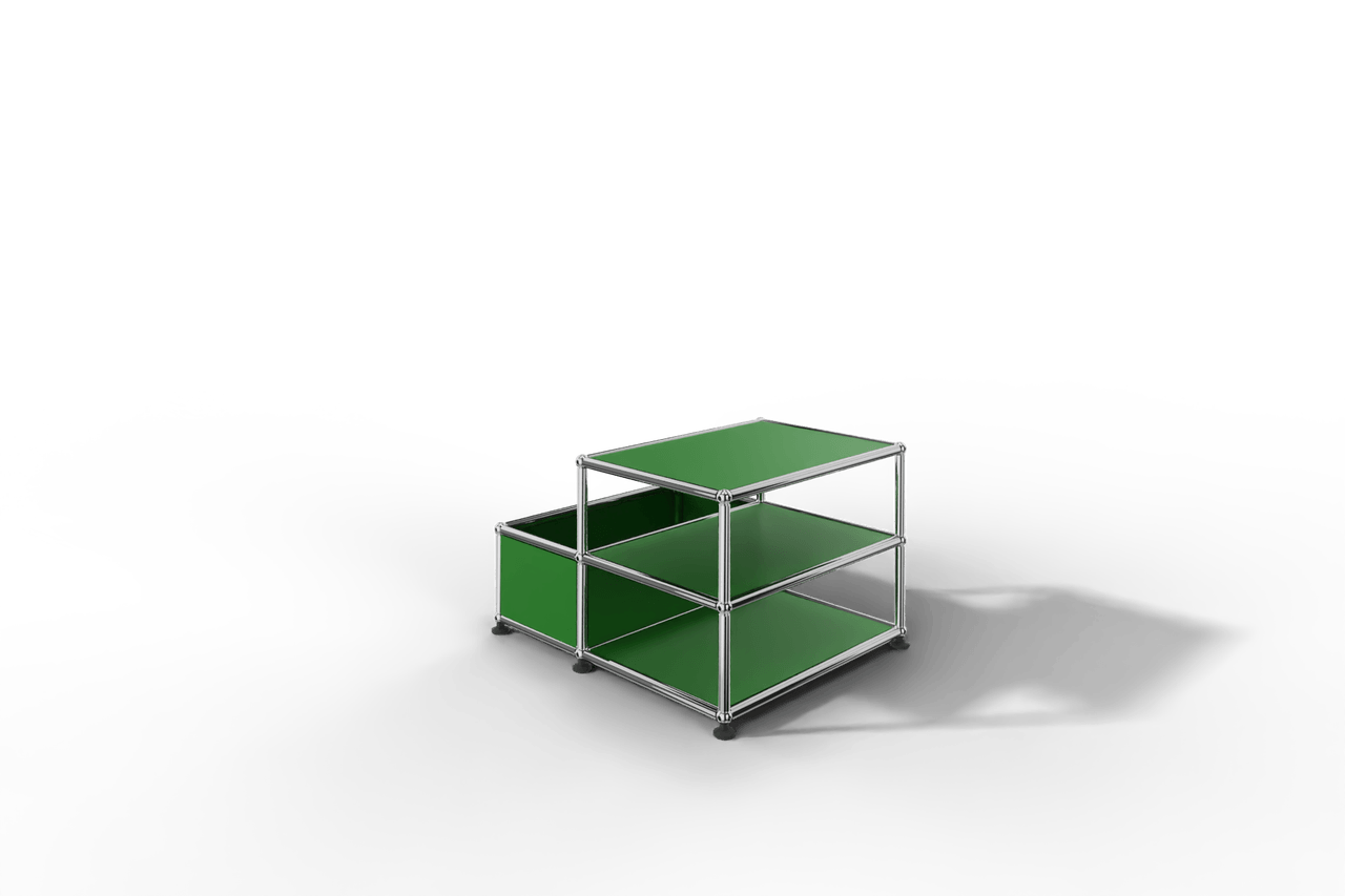 Kleiner Beistelltisch mit 2 Fächern und Abstellfach Produktbild