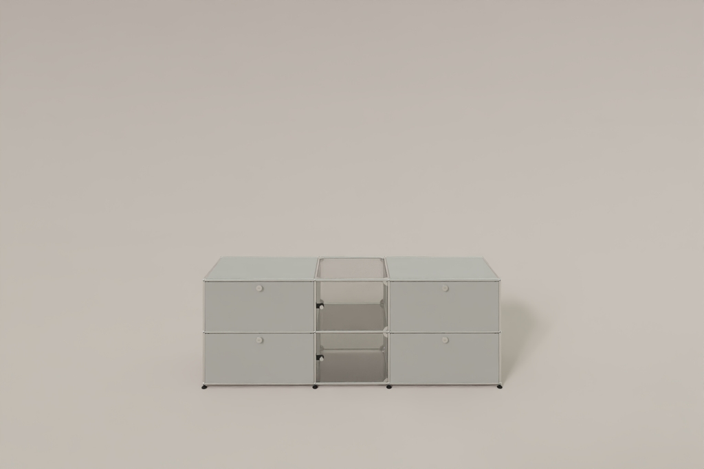 USM Haller Sideboard mit Vitrinen-Element Produktbild