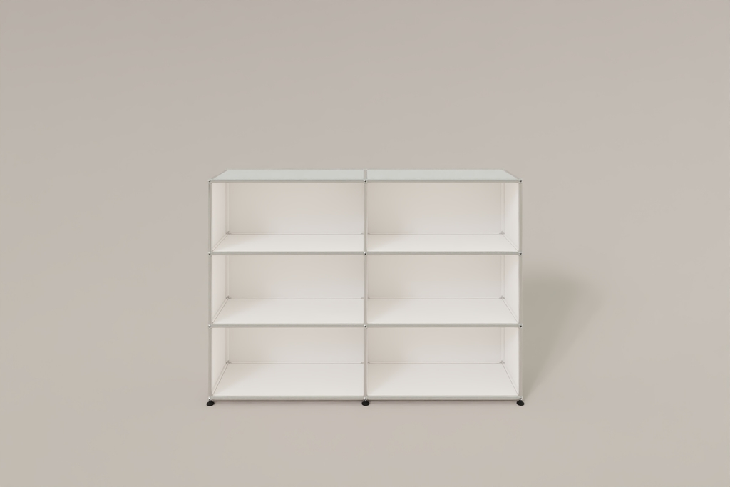 USM Haller Highboard mit 6 offenen Fächern in 14 Farben Produktbild