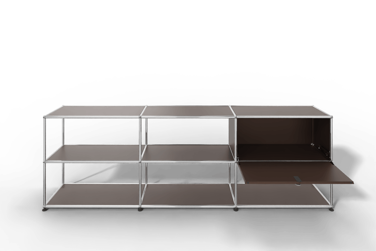 USM Haller Sideboard offen mit einer Klapptüre Produktbild