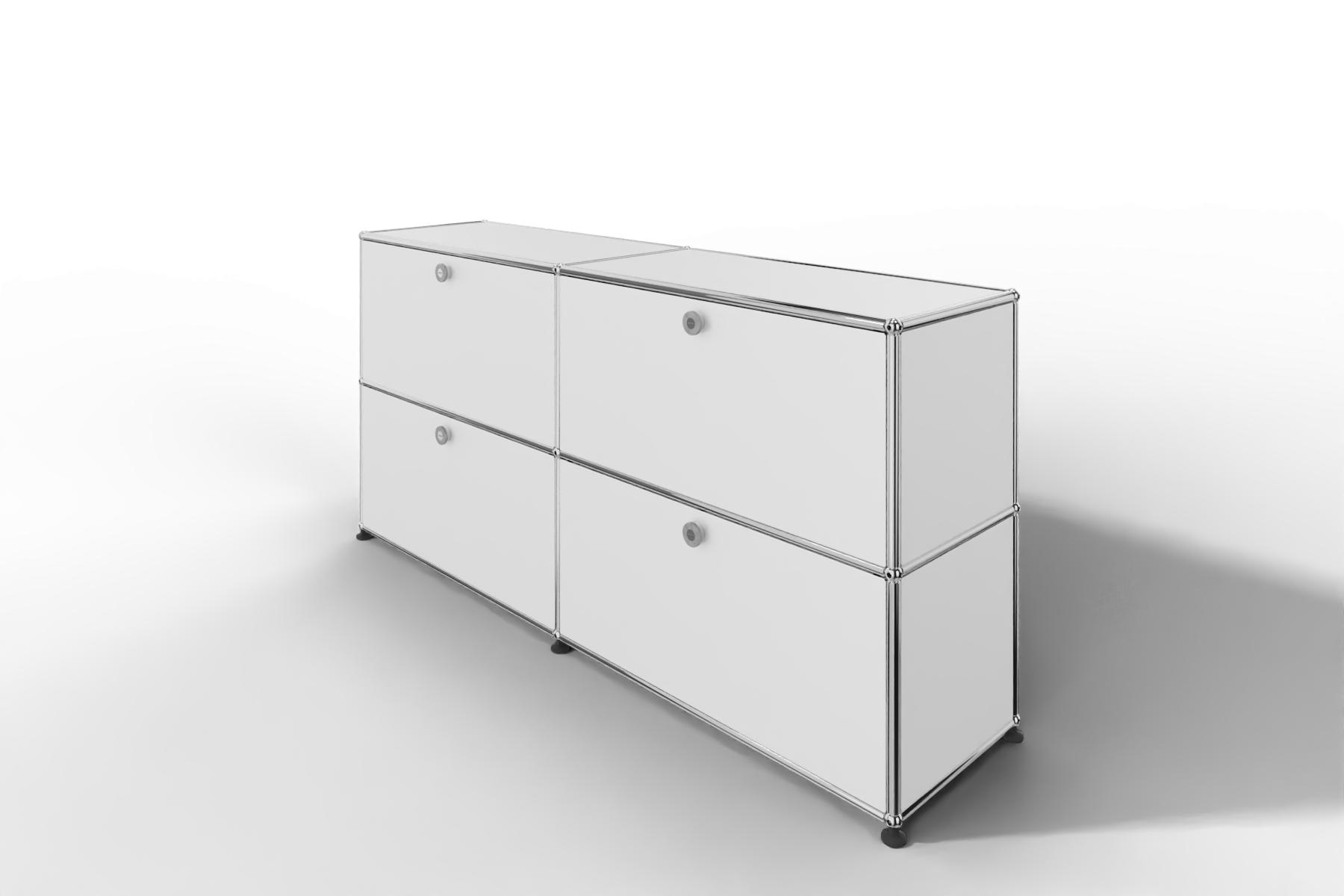 Farbe wählbar - USM Haller Sideboard, mit 4 Klapptüren Produktbild