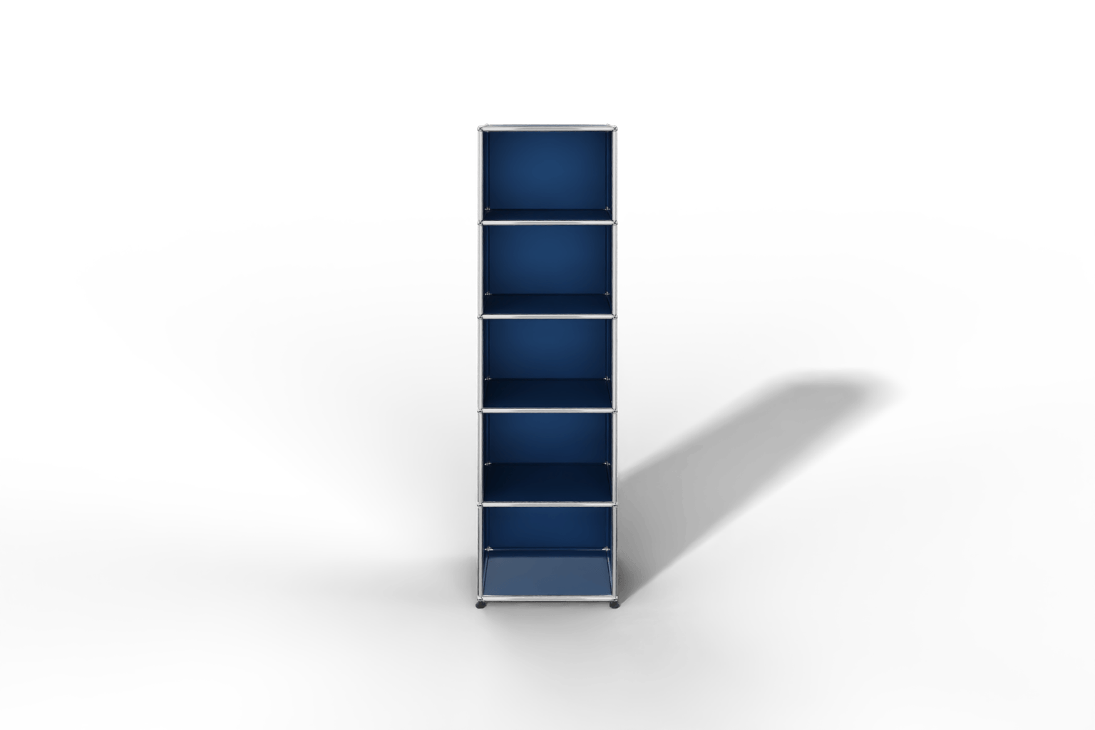 USM Haller Regal schmal mit 5 offenen Fächern Produktbild