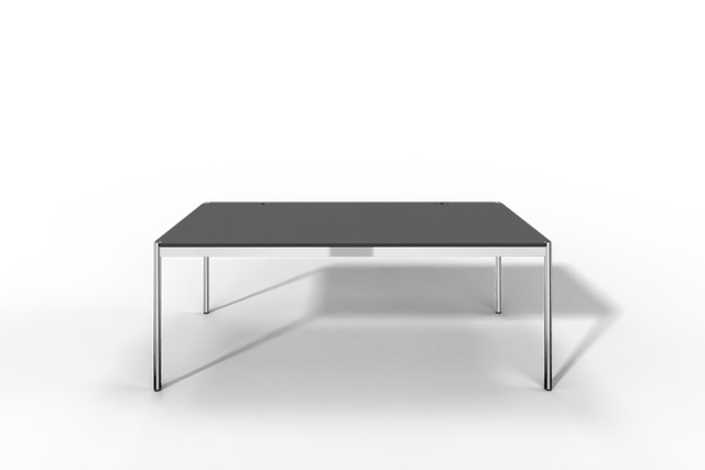 USM Haller Tisch Plus,Tiefe 1000 mm, Oberfläche Linoleum