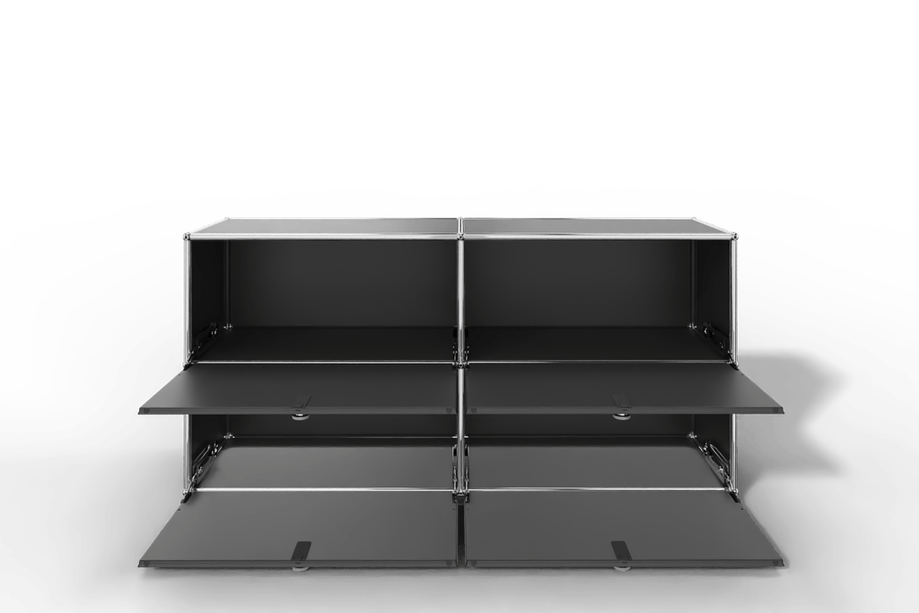 Farbe wählbar - USM Haller Sideboard, mit 4 Klapptüren Produktbild