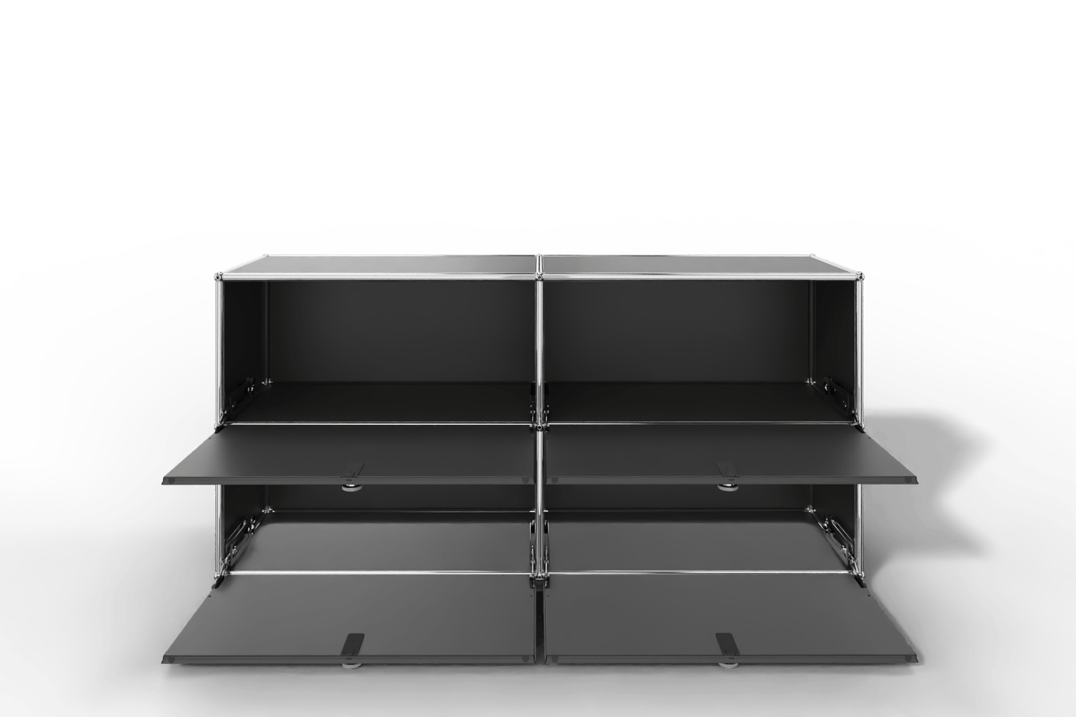 Farbe wählbar - USM Haller Sideboard, mit 4 Klapptüren Produktbild