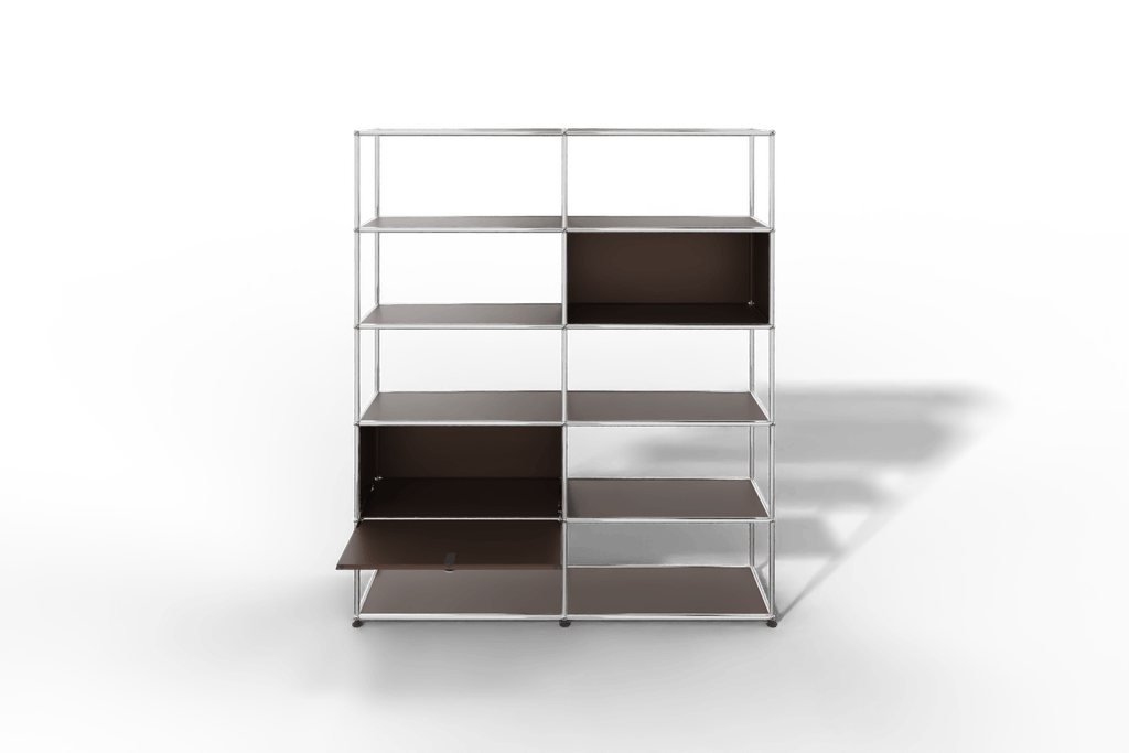 USM Haller Regalwand, offene und geschlossene Fächer kombiniert Produktbild