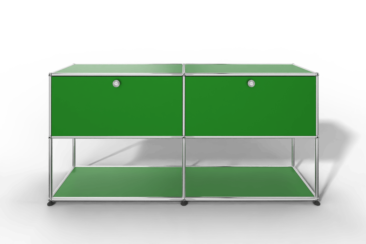 USM Haller Sideboard, 2 Klapptüren, untere Ebene offen Produktbild