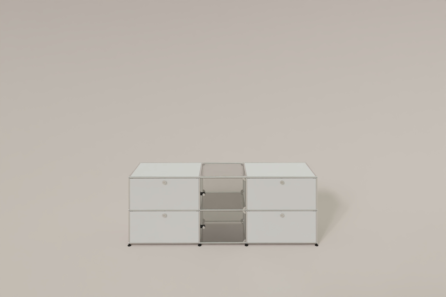 USM Haller Sideboard mit Vitrinen-Element Produktbild