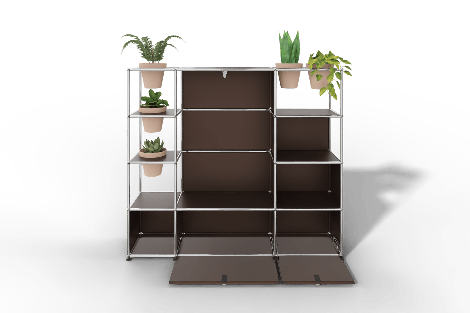 USM Haller Garderobe mit Pflanzeneinsatz Produktbild