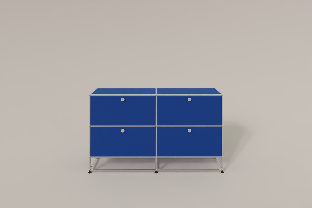 USM Haller Sideboard, mit 4 Klapptüren und Sockel von Paul Schärer & Fritz Haller Produktbild