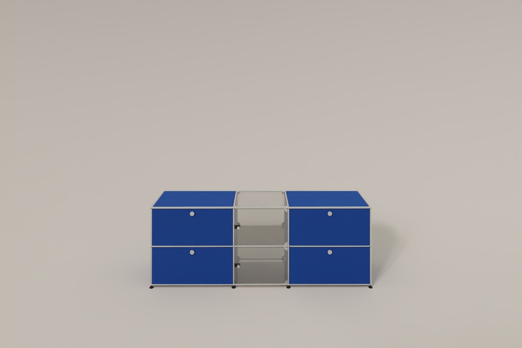 USM Haller Sideboard mit Vitrinen-Element Produktbild