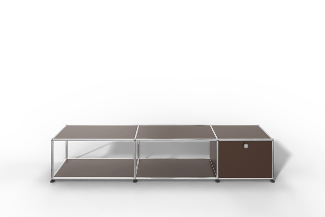 USM Haller Lowboard, mit 1 Klapptüre, von Paul Schärer & Fritz Haller