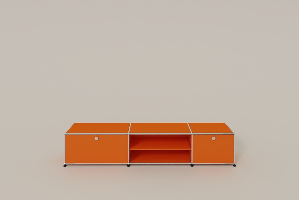 USM Haller TV-Lowboard mit Schublade und Klapptür