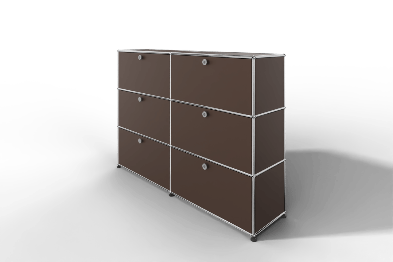 USM Haller Highboard, mit 6 Klapptüren, von Paul Schärer & Fritz Haller Produktbild