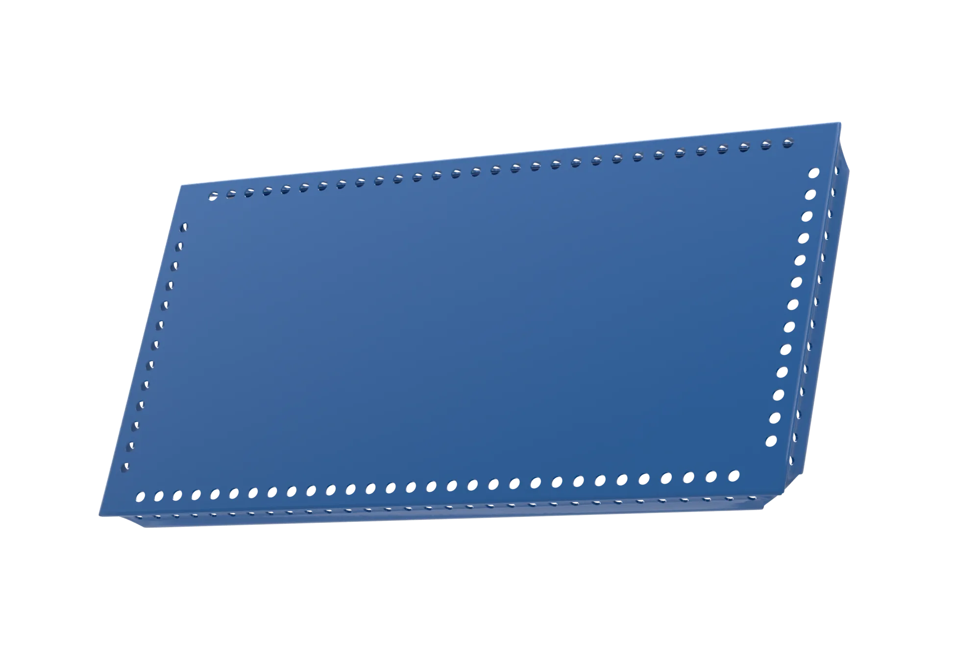 USM Haller Tablar Gelocht Enzianblau 175x350 Produktbild