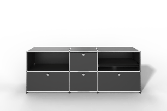 USM Haller Sideboard, 4 Klapptüren, 1 Ausziehtablar