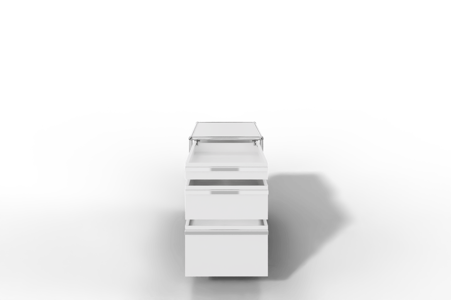 USM Haller Rollcontainer mit 3 Schüben, in 14 Farben konfigurierbar Produktbild