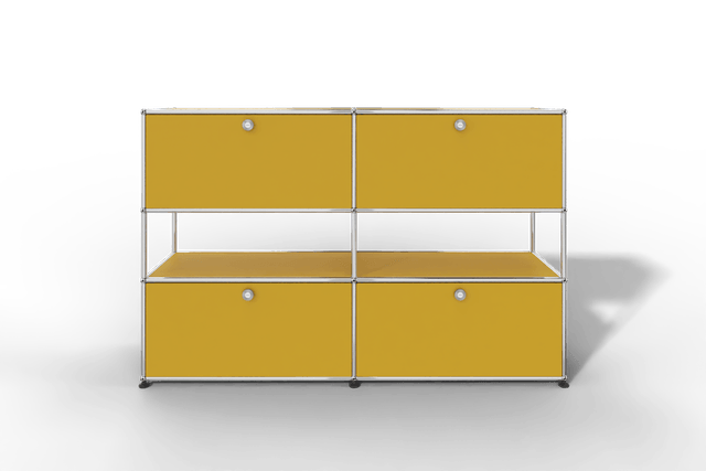 USM Haller Highboard mit 4 Klapptüren und offener Ebene