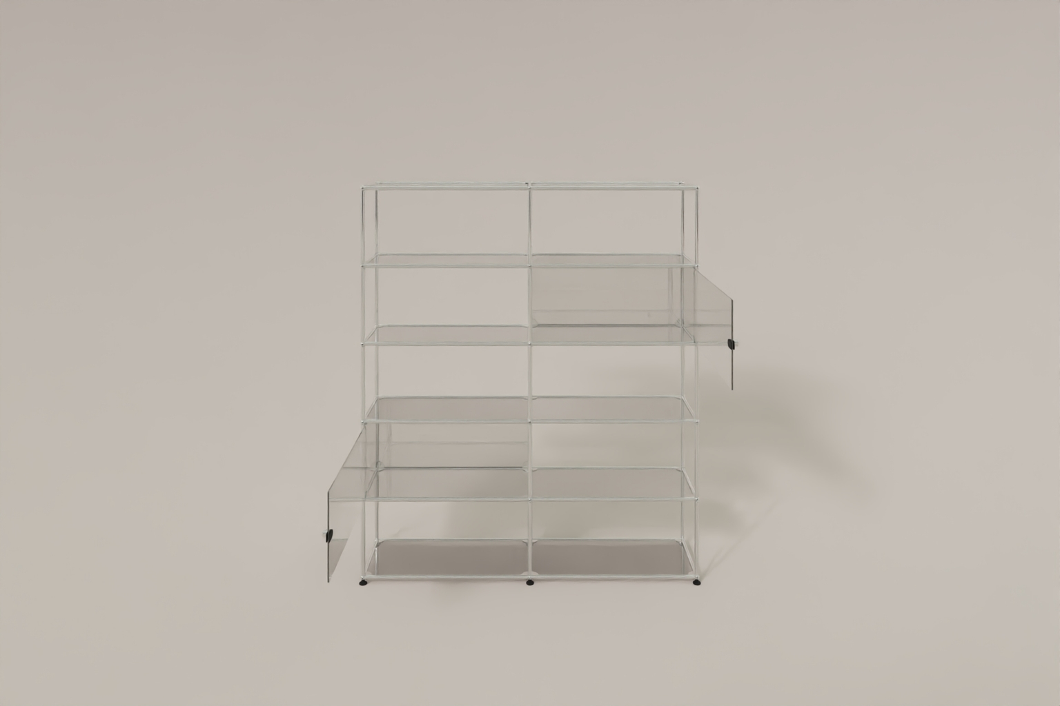 USM Haller Glasvitrine mit 2 Glastüren Produktbild