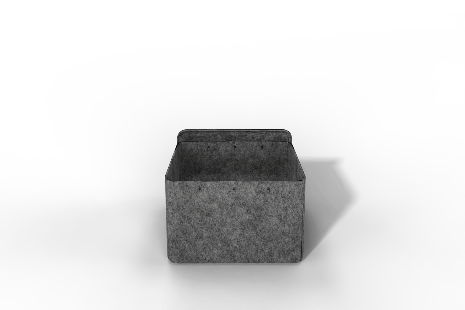 USM Inos Box hoch, 250 mit Tablett - wählbar in Anthrazit oder Hellgrau Produktbild