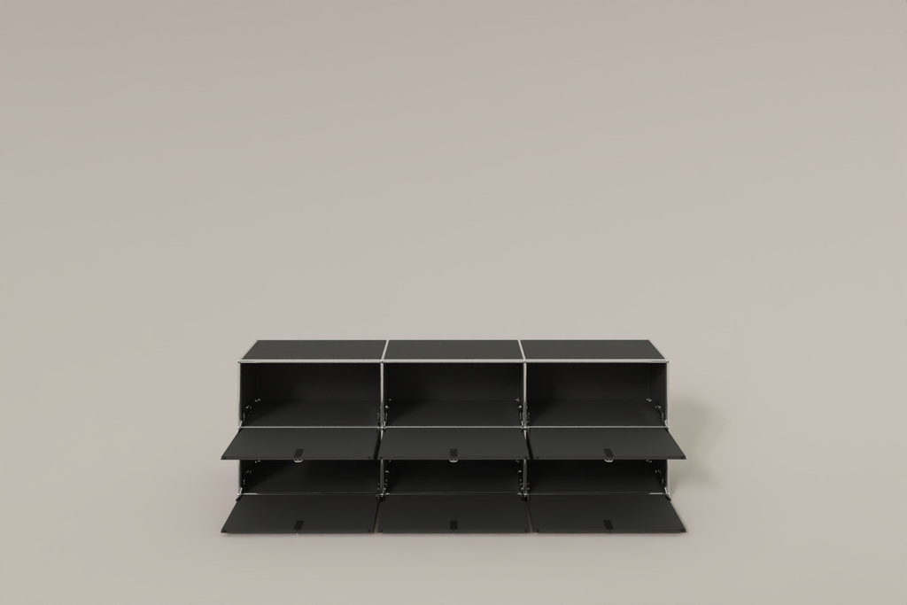 USM Haller Sideboard, mit 6 Klapptüren, von Paul Schärer & Fritz Haller Produktbild