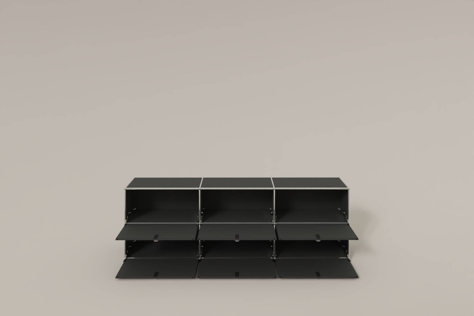 USM Haller Sideboard, mit 6 Klapptüren, von Paul Schärer & Fritz Haller Produktbild