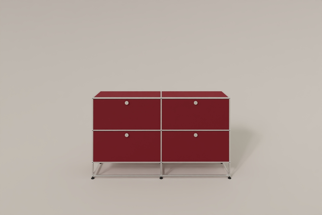 USM Haller Sideboard, mit 4 Klapptüren und Sockel von Paul Schärer & Fritz Haller Produktbild
