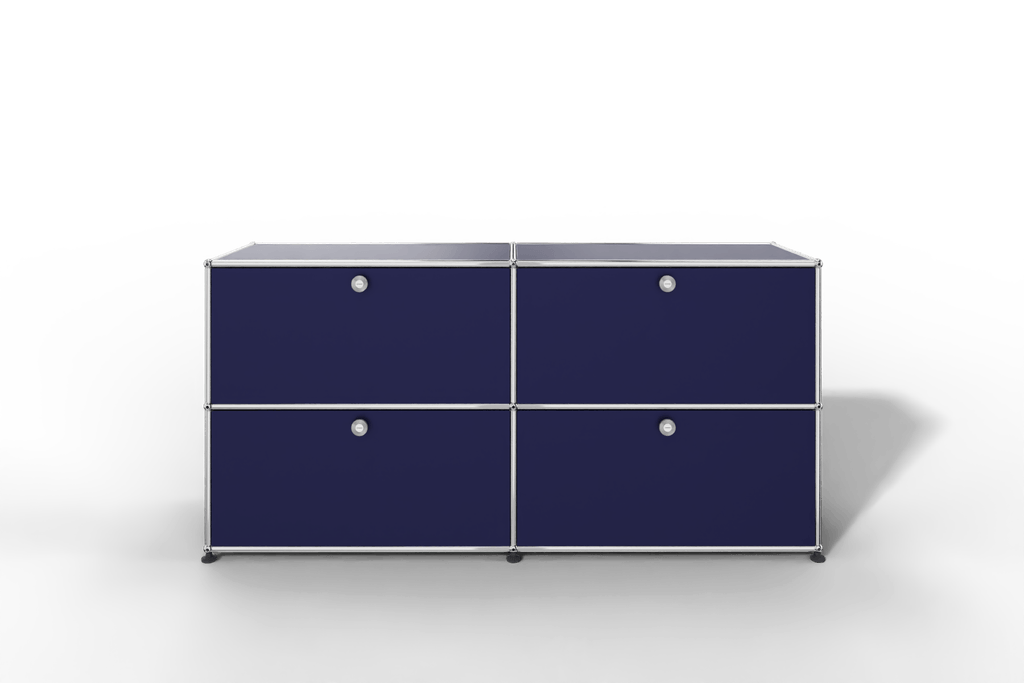 Farbe wählbar - USM Haller Sideboard, mit 4 Klapptüren Produktbild