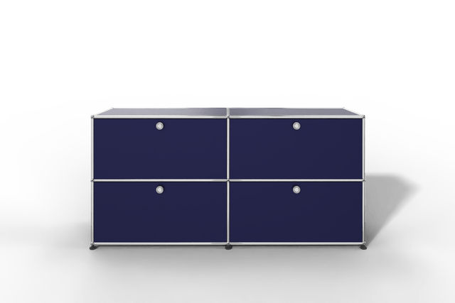 Farbe wählbar - USM Haller Sideboard, mit 4 Klapptüren