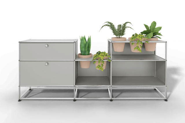 USM Haller Sideboard mit Pflanzeneinlage