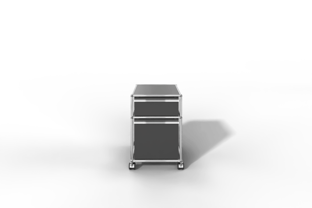 USM Haller Rollcontainer mit Hängeregistratur, wahlweise abschließbar. 14 Farben konfigurierbar. Produktbild