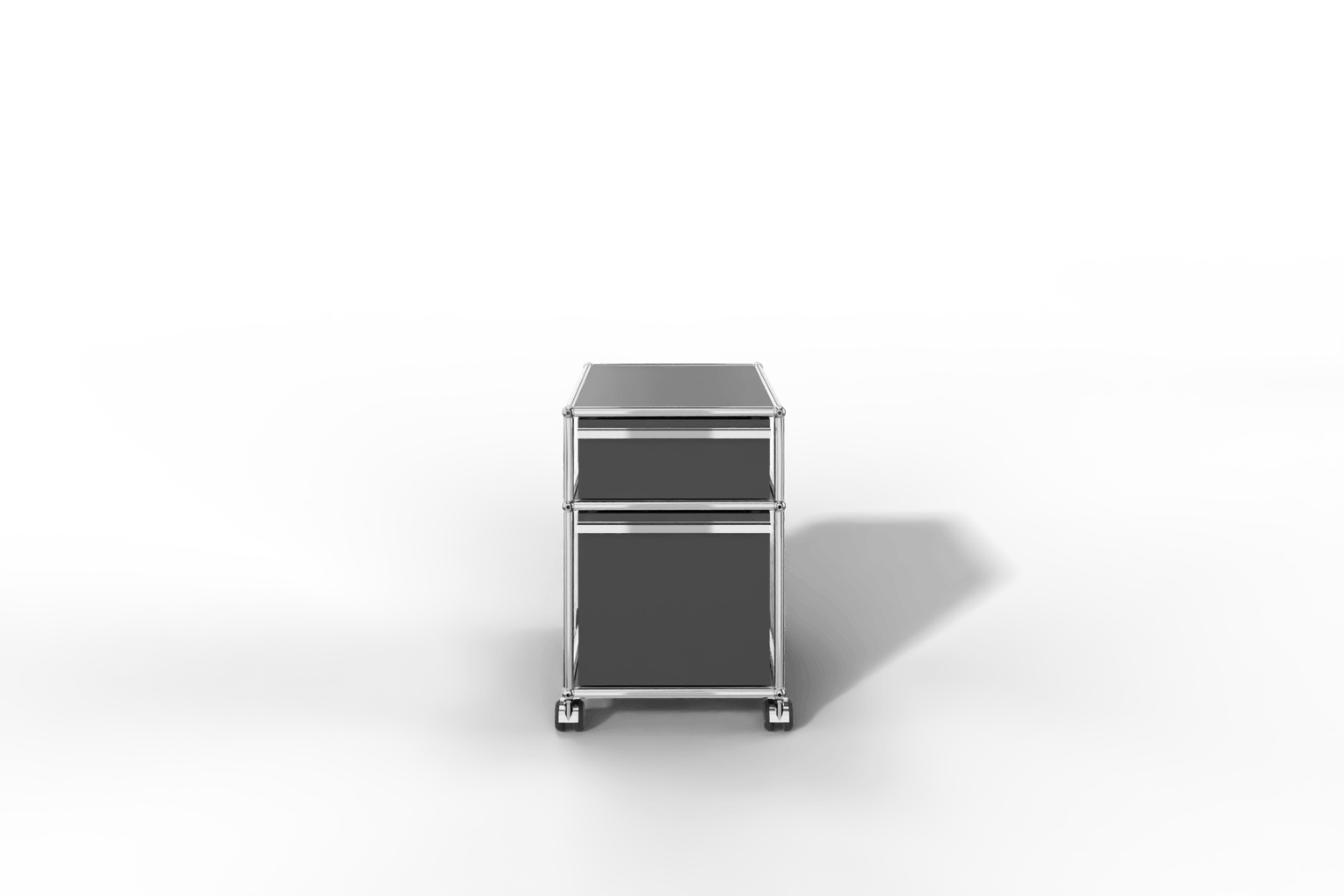 USM Haller Rollcontainer mit Hängeregistratur, wahlweise abschließbar. 14 Farben konfigurierbar. Produktbild