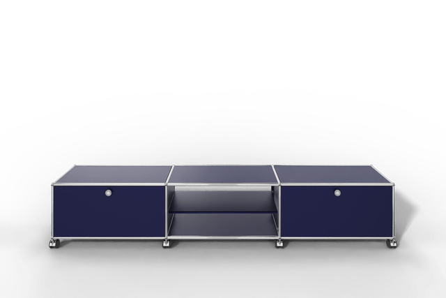 USM Haller TV-Lowboard mit offenem Mittelteil