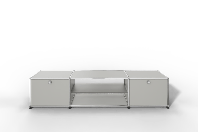 USM Haller TV-Lowboard mit Mittelteil und Zwischentablar