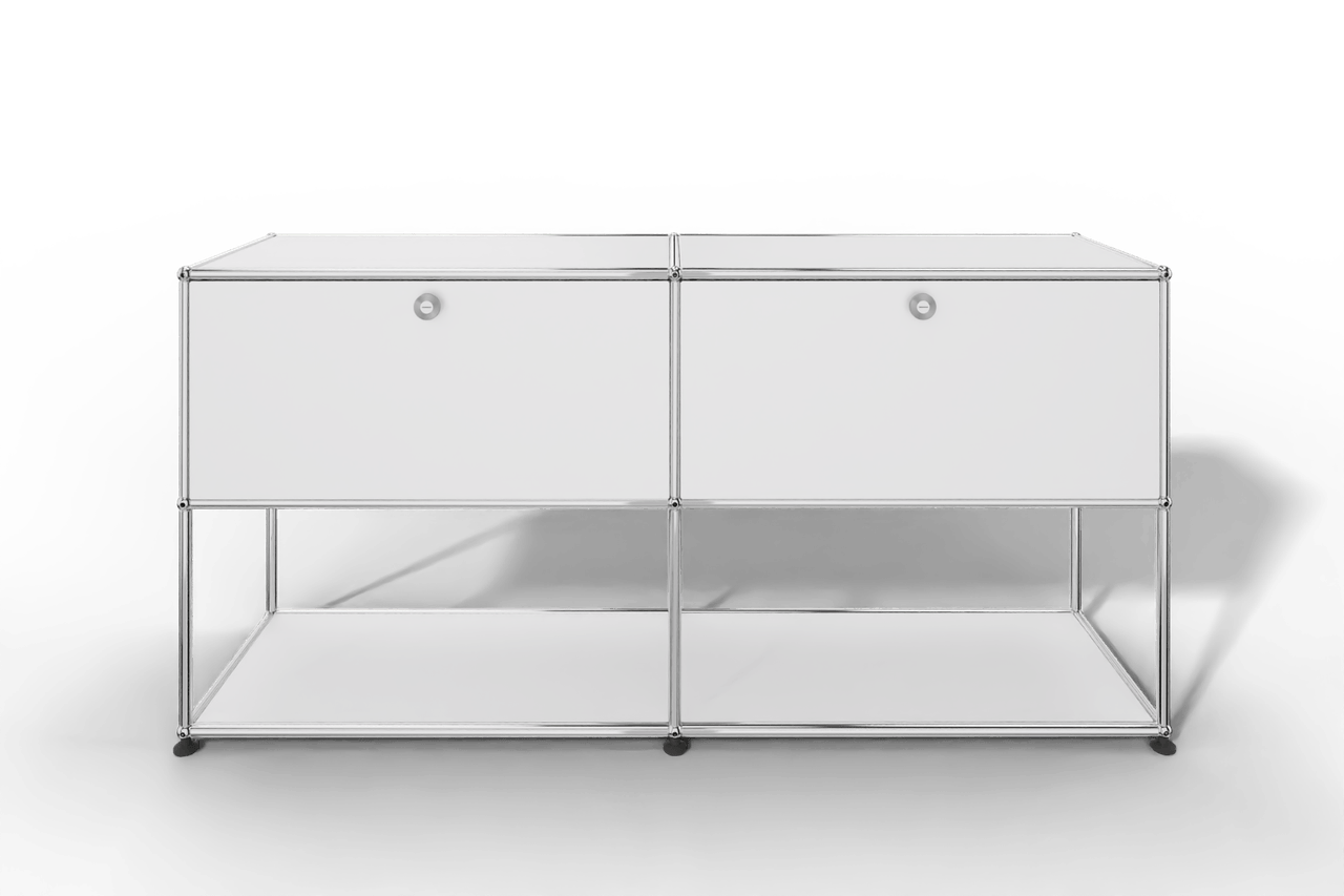 USM Haller Sideboard, 2 Klapptüren, untere Ebene offen Produktbild
