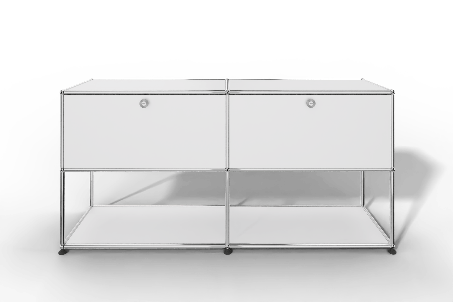 USM Haller Sideboard, 2 Klapptüren, untere Ebene offen Produktbild