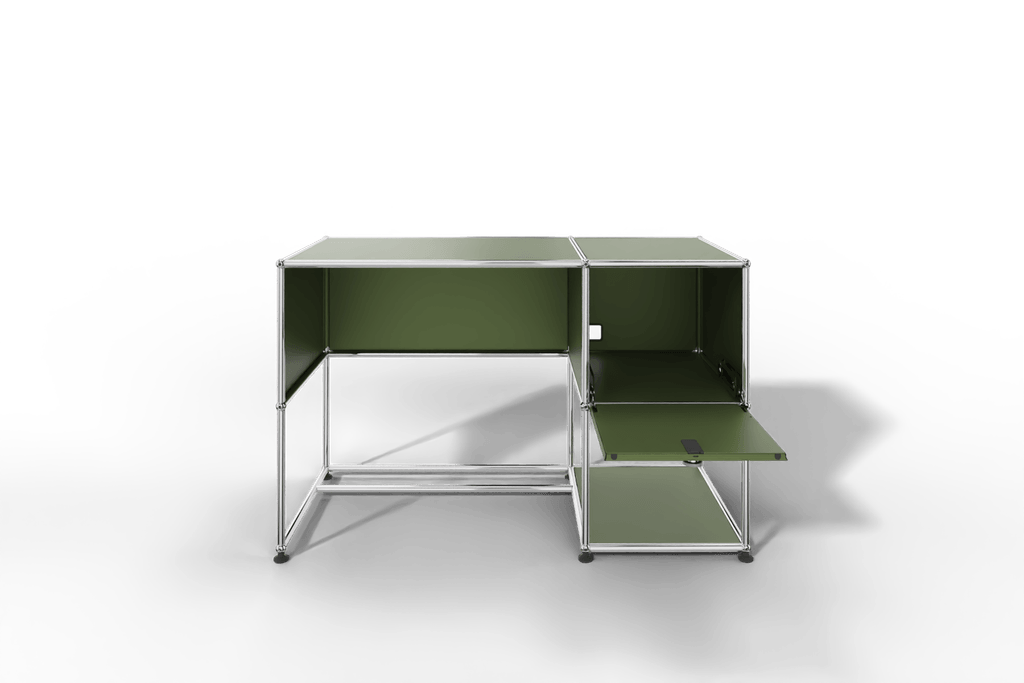 USM Haller Arbeitsplatz mit Klapptüre Produktbild