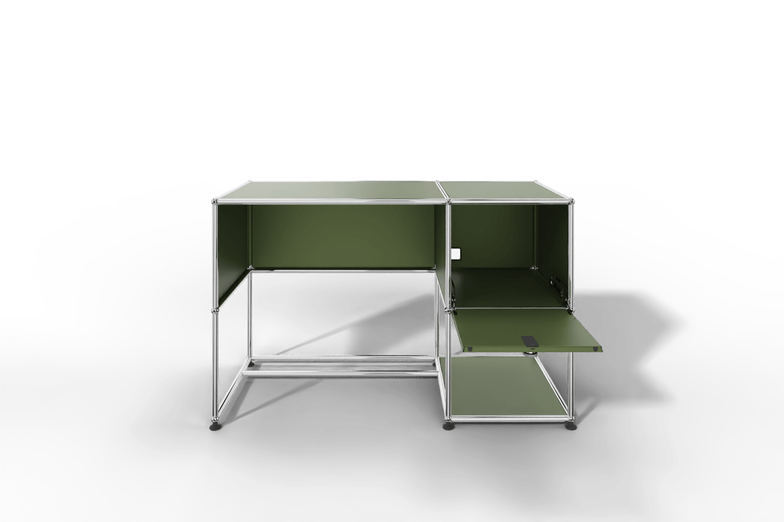 USM Haller Arbeitsplatz mit Klapptüre Produktbild