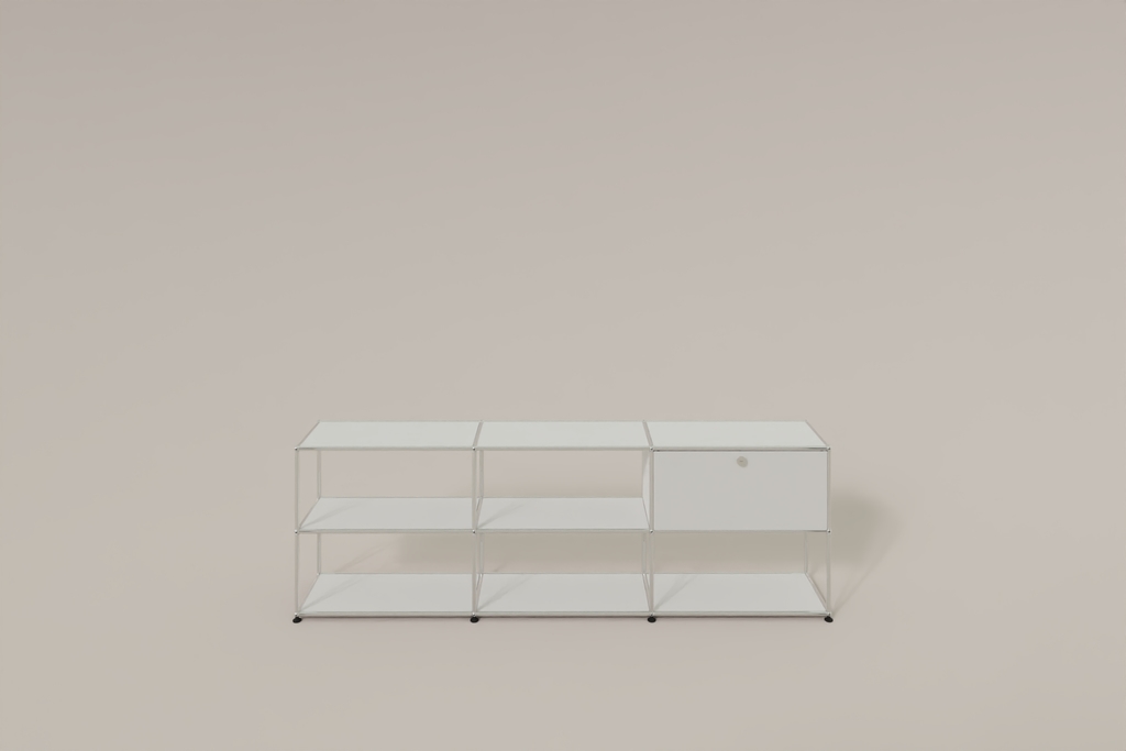 USM Haller Sideboard offen mit einer Klapptüre Produktbild